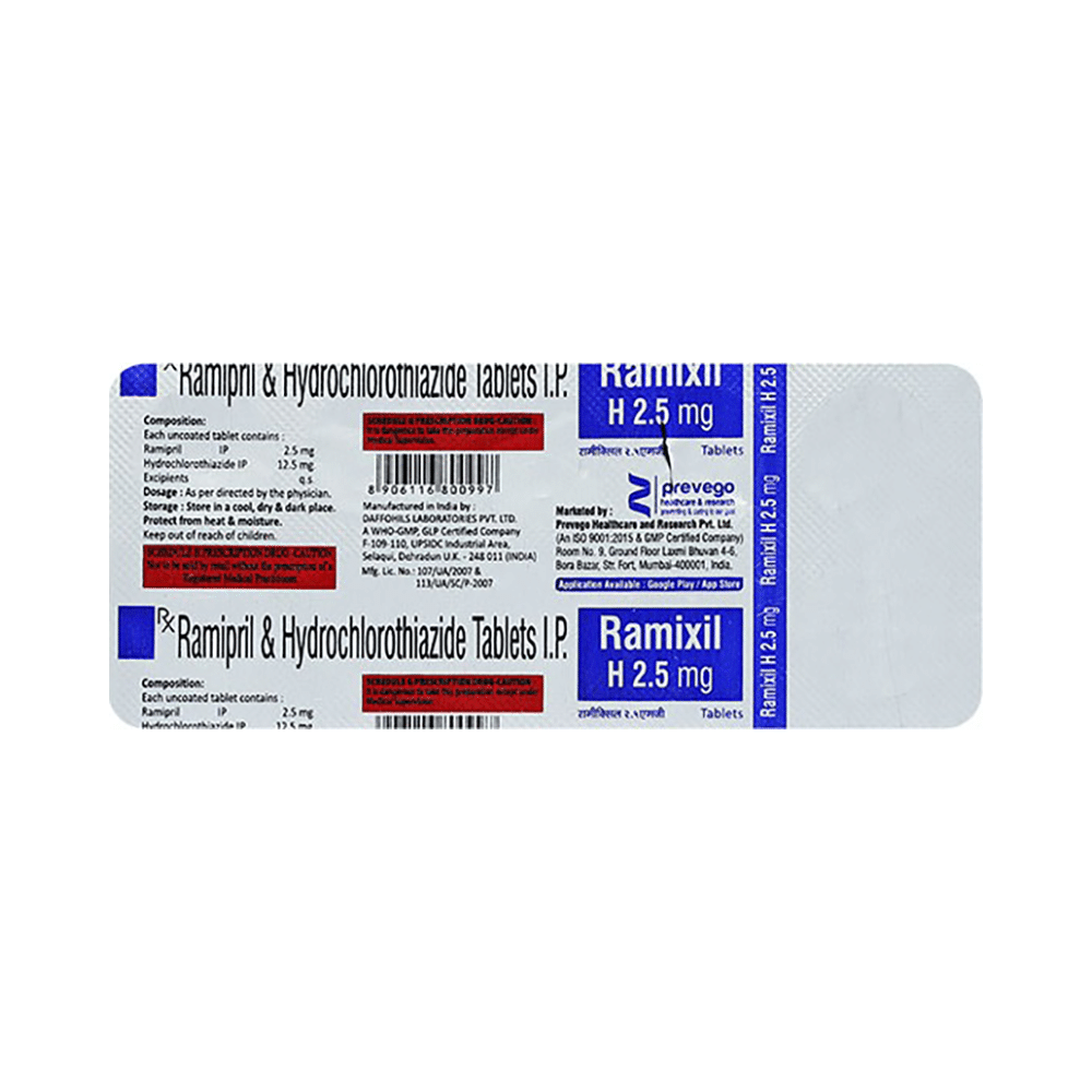Ramixil H 2.5mg Tablet