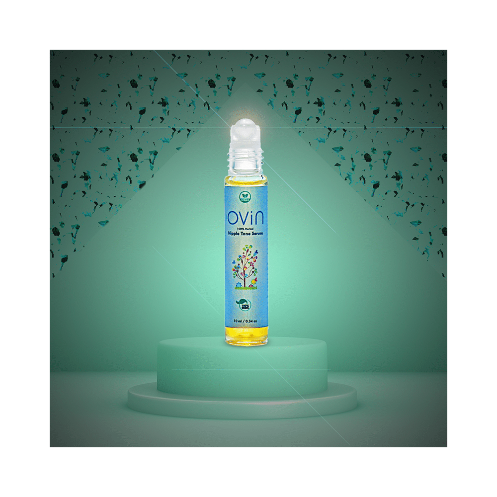 Ovin Herbal Nipple Tone Serum Oil for Soothing Dry, Itchy, Chapped & Sore Nipples - Image 4