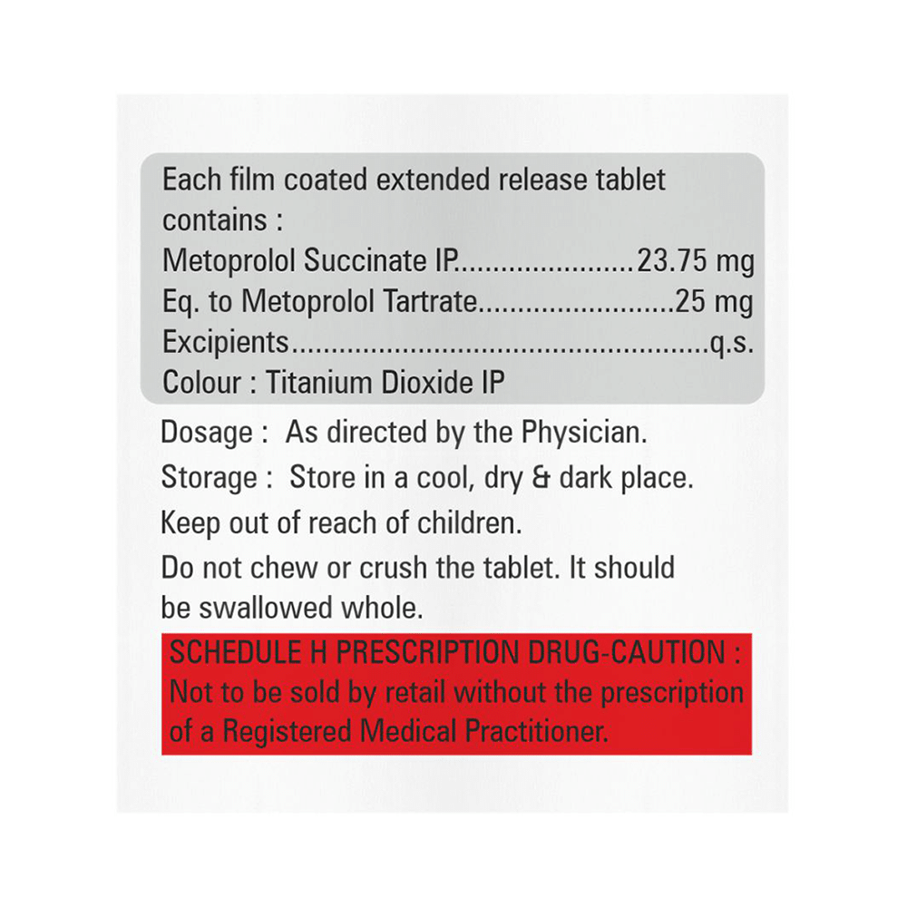 Metprodix 25mg Tablet ER - Image 2