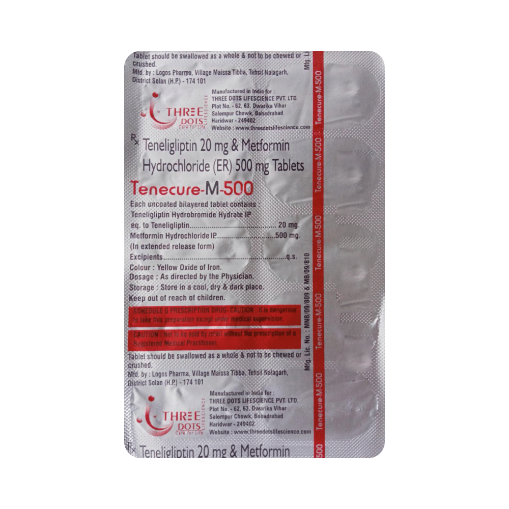 Tenecure M 500 Tablet ER