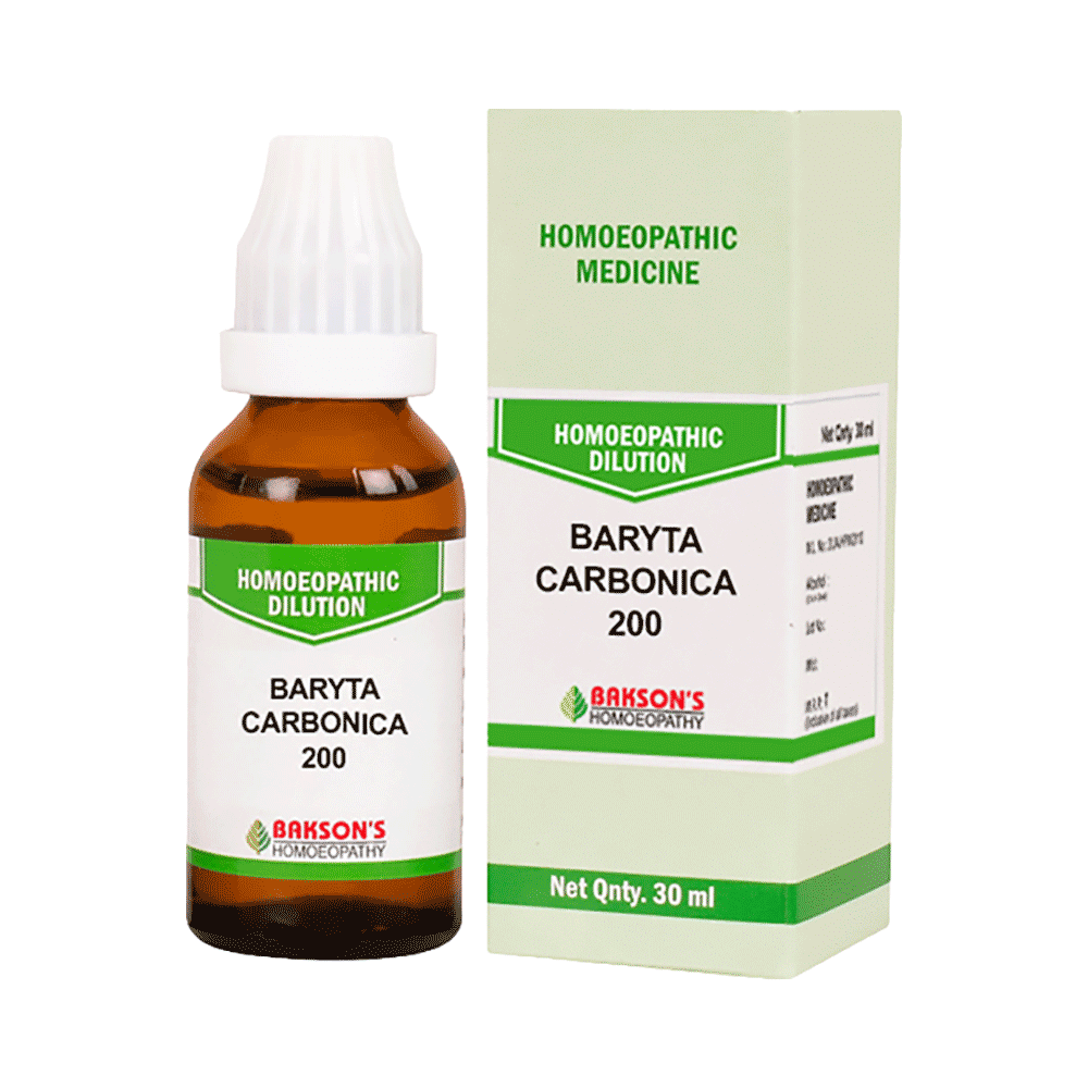 Bakson's Homeopathy Baryta Carbonica Dilution 200
