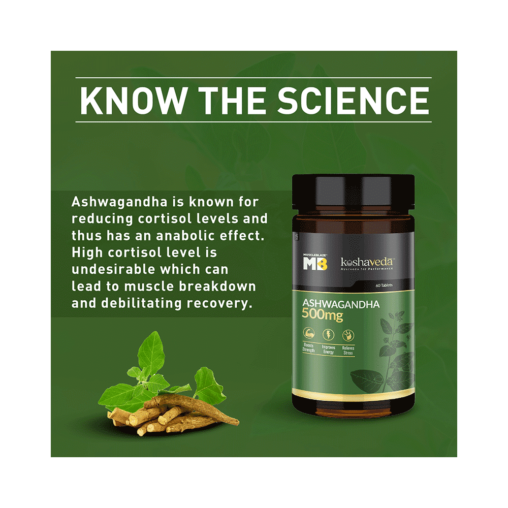 MuscleBlaze MB Combo Pack of Ashwagandha 1000mg Tablet (60) & MB-Vite Multivitamin Tablet (60) - Image 4