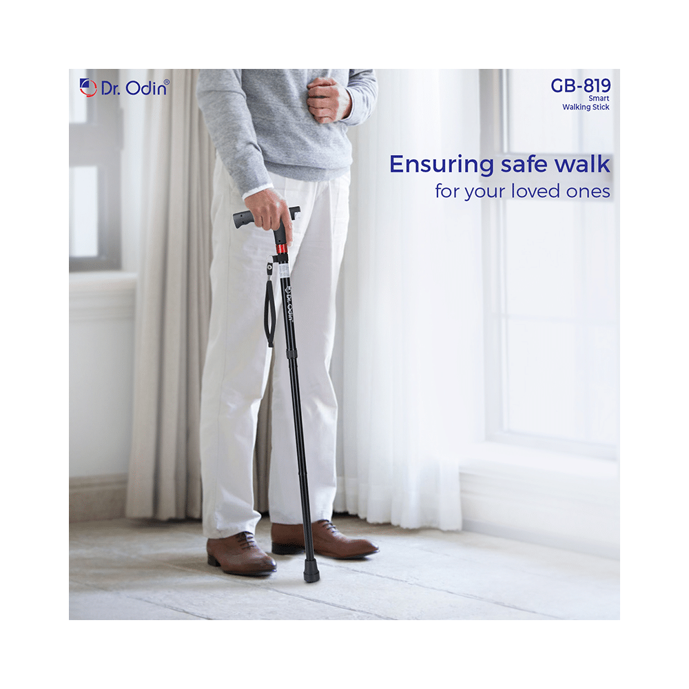 Dr. Odin Foldable Smart Walking Stick With LED Flashlight and Alarm Buzzer - Image 7