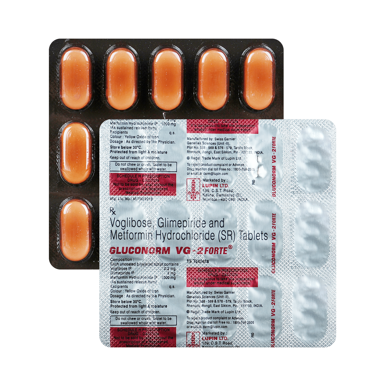Gluconorm-VG 2 Forte Tablet SR - Image 1