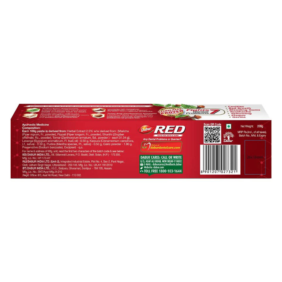 Dabur Red Toothpaste - Image 2