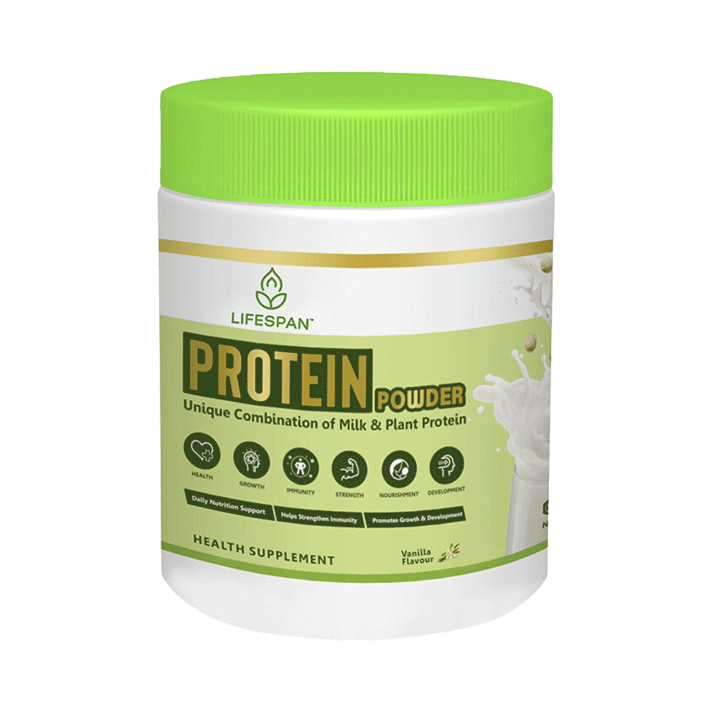 Lifespan Protein Powder | Plant Based Pea|Multivitamin| Vanilla - Image 1