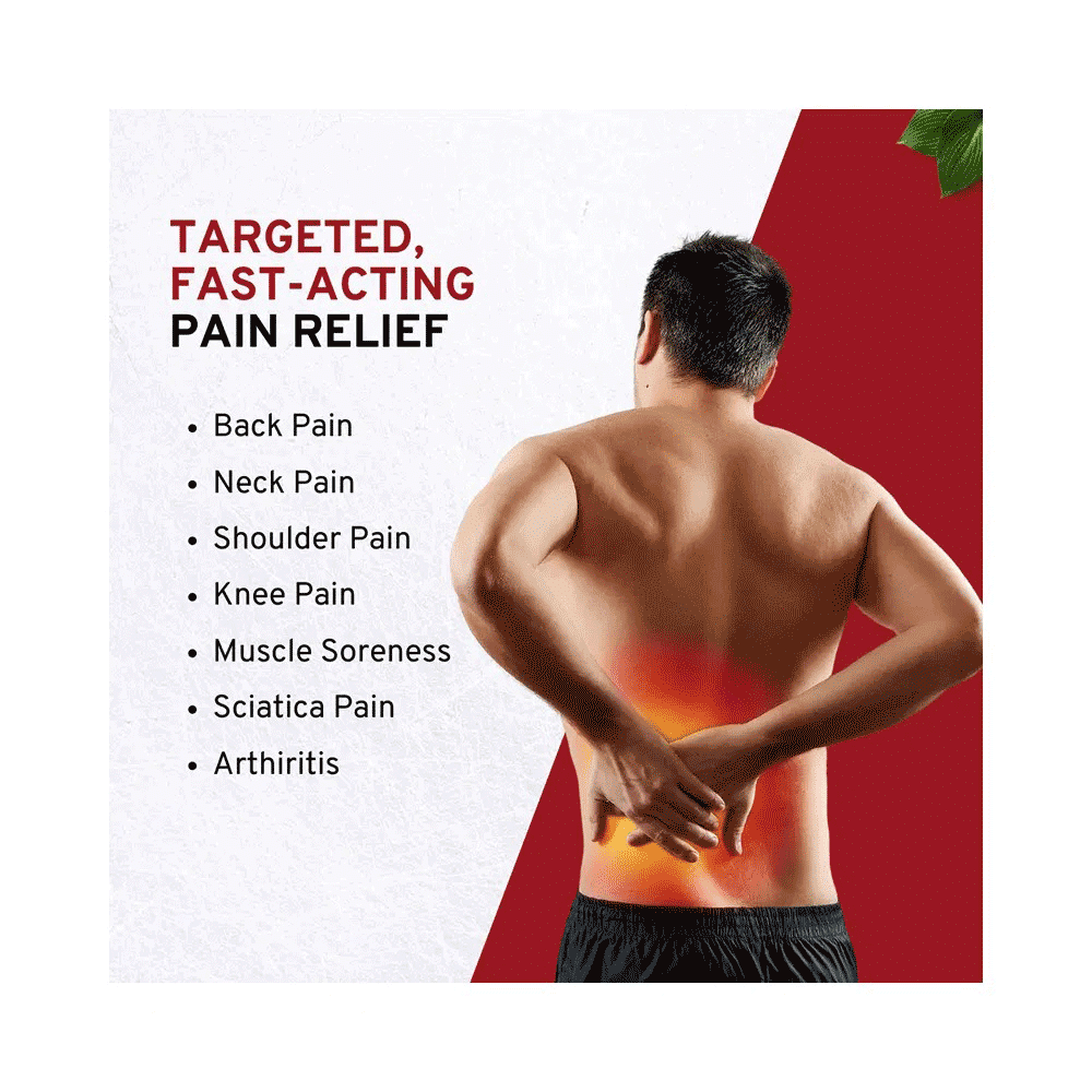 ZIXA Strong Fast Acting Pain Relief Roll On |Dual action | Heals Back Pain, Muscle Pain, Knee Pain, Joint Pain & Headache  (50gm Each) - Image 7