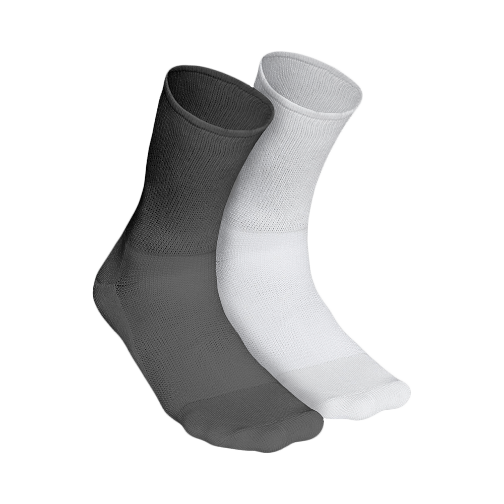 Heelium Diabetic Bamboo Socks Grey White Free Size