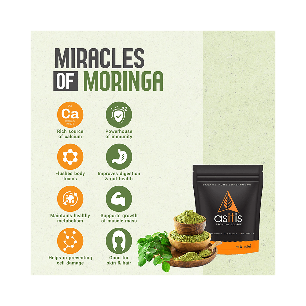 AS-IT-IS Nutrition Organic Moringa Leaves Powder - Image 5