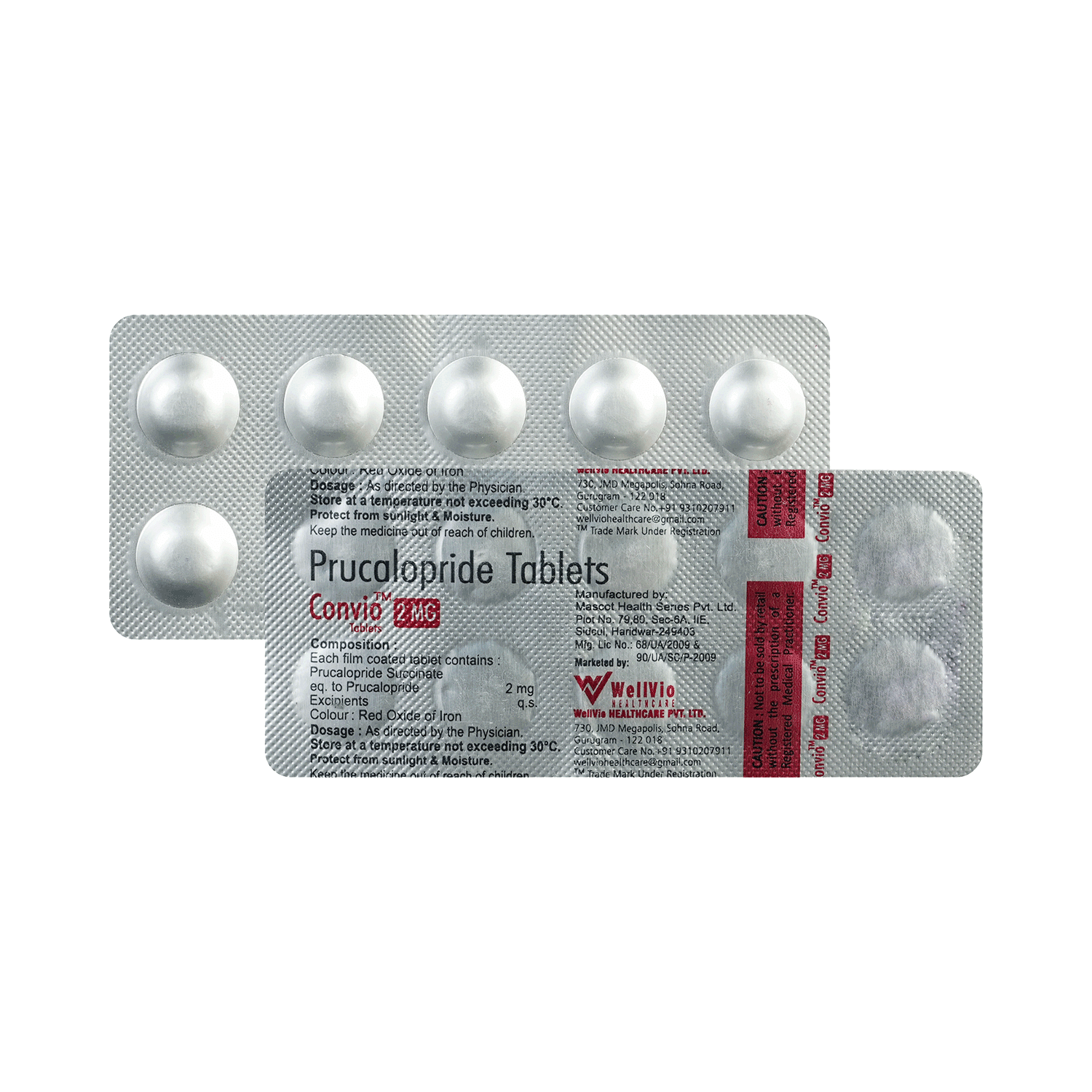 Convio 2mg Tablet - Image 1