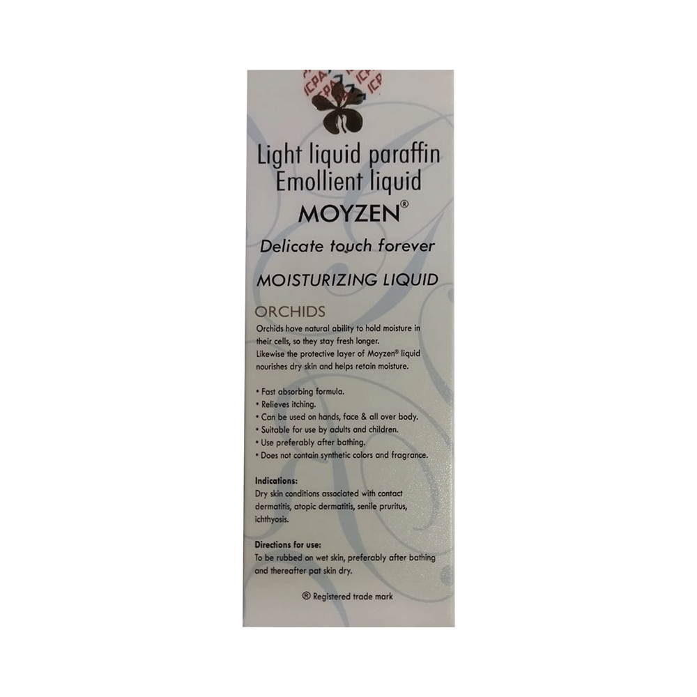 Moyzen Light Liquid Paraffin Moisturising Liquid | Softens & Rehydrates Dry Skin | Fragrance Free - Image 2