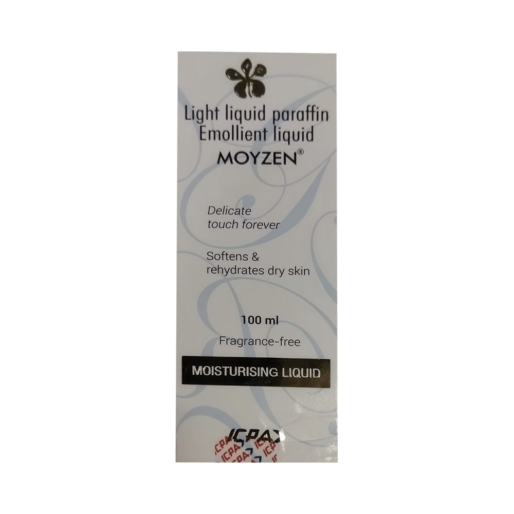 Moyzen Light Liquid Paraffin Moisturising Liquid | Softens & Rehydrates Dry Skin | Fragrance Free - Image 1