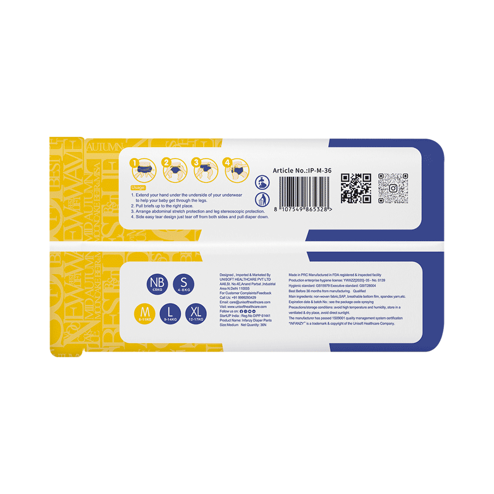 Infanzy Premium Diaper (36 Each) Medium - Image 2