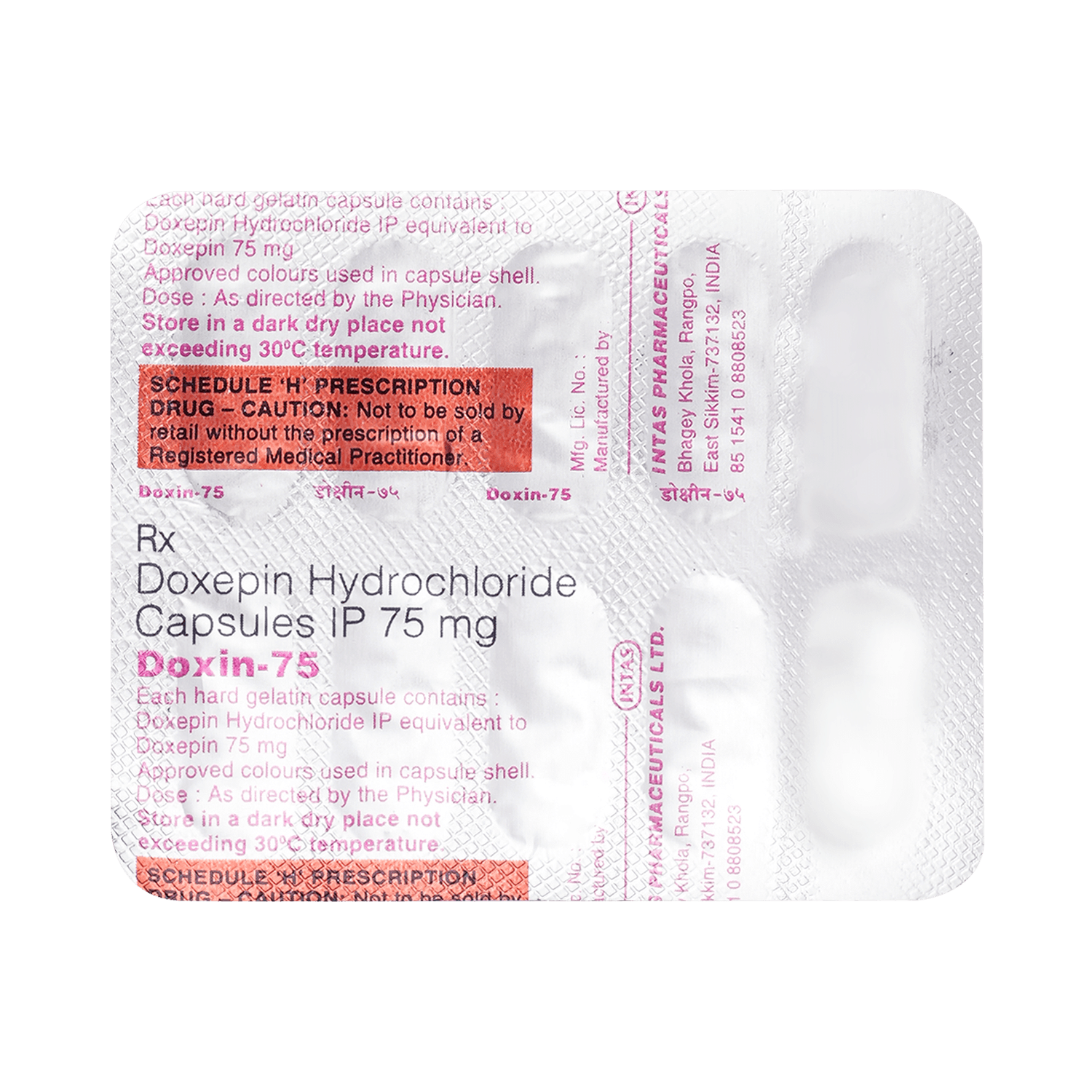 Doxin 75mg Capsule - Image 3