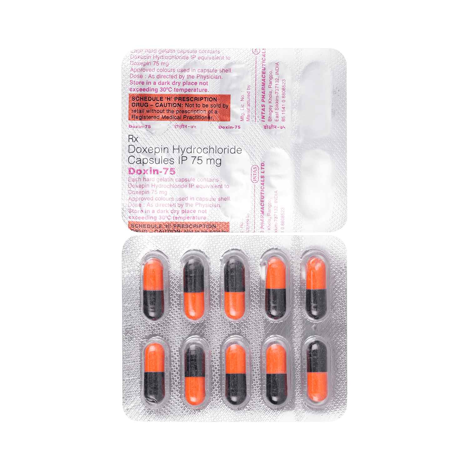 Doxin 75mg Capsule - Image 1
