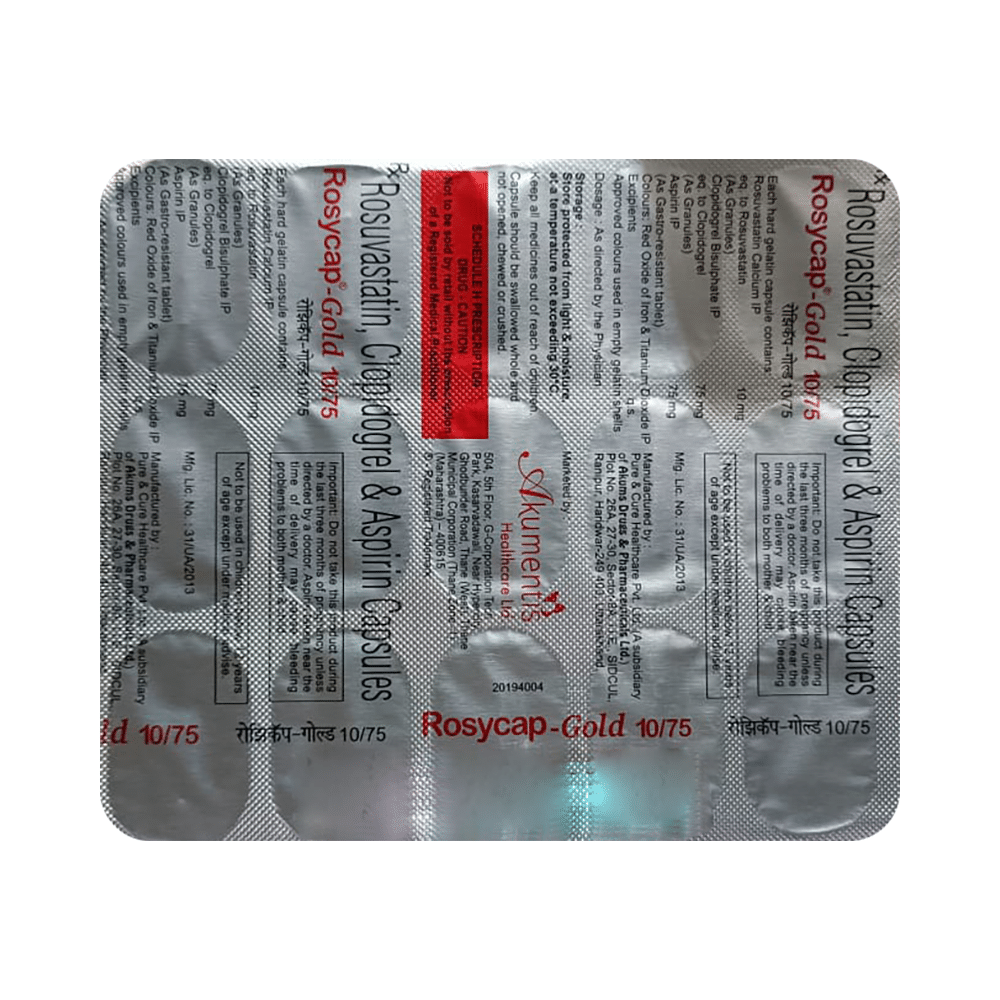 Rosycap-Gold 10/75 Capsule - Image 3