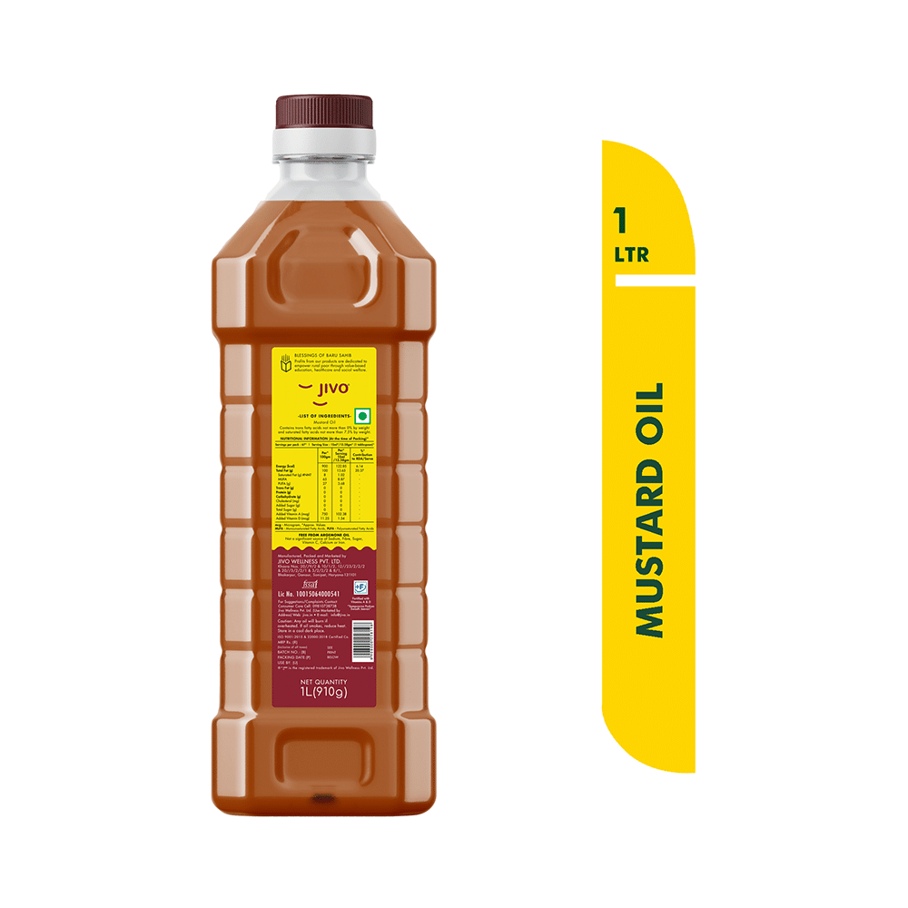 Jivo Cold Pressed Kachi Ghani Mustard Oil - Image 3