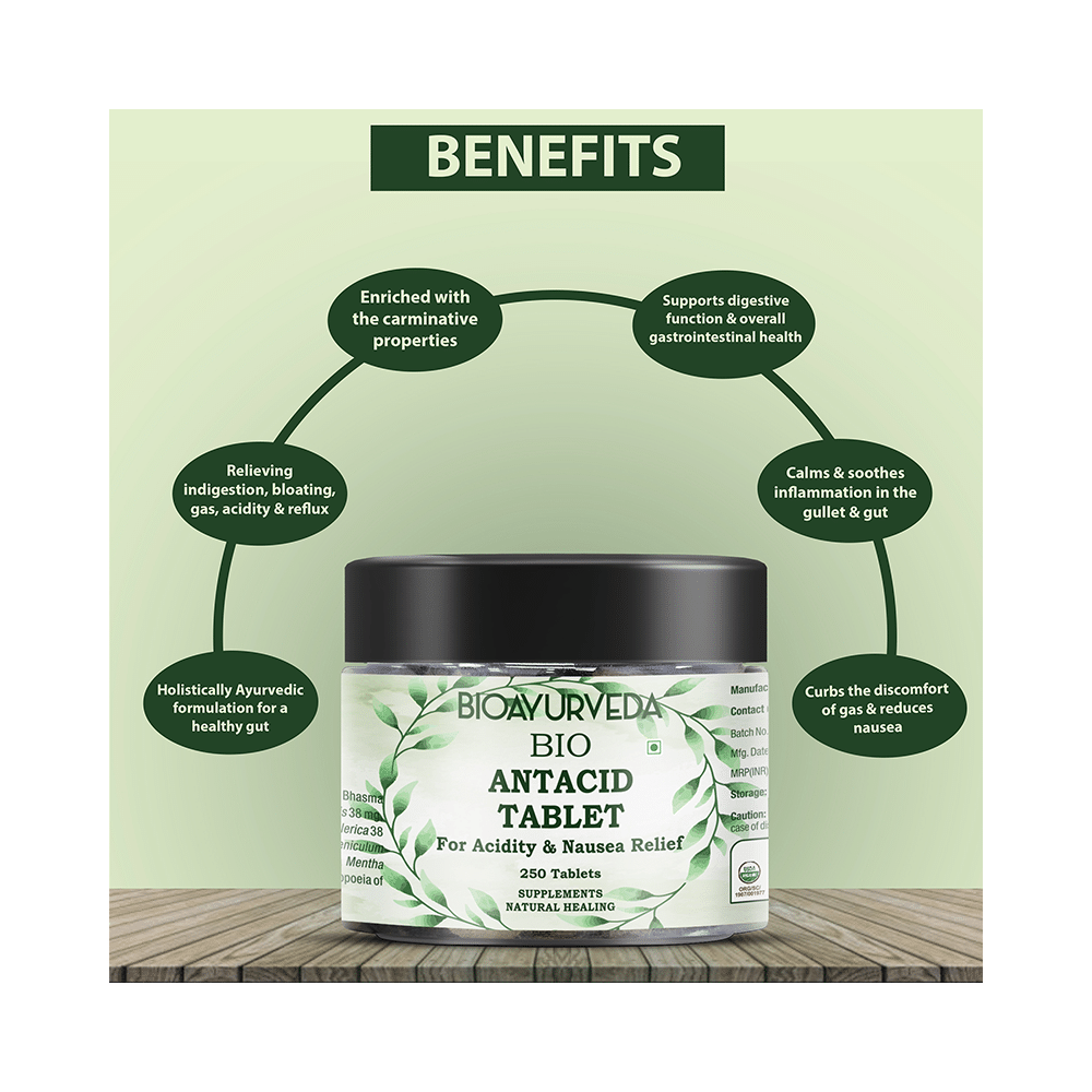 Bioayurveda Bio Antacid Tablet - Image 2