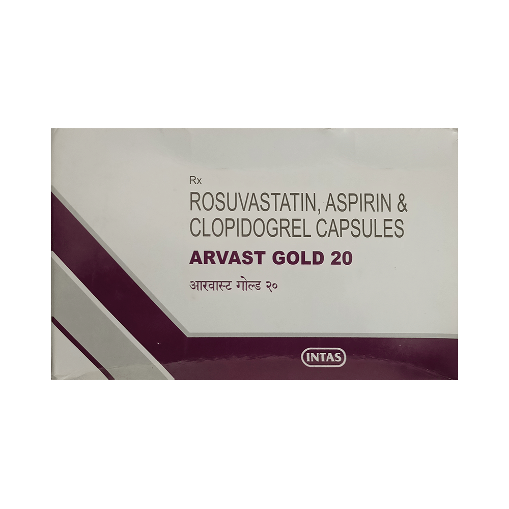 Arvast Gold 75mg/20mg/75mg Capsule - Image 1