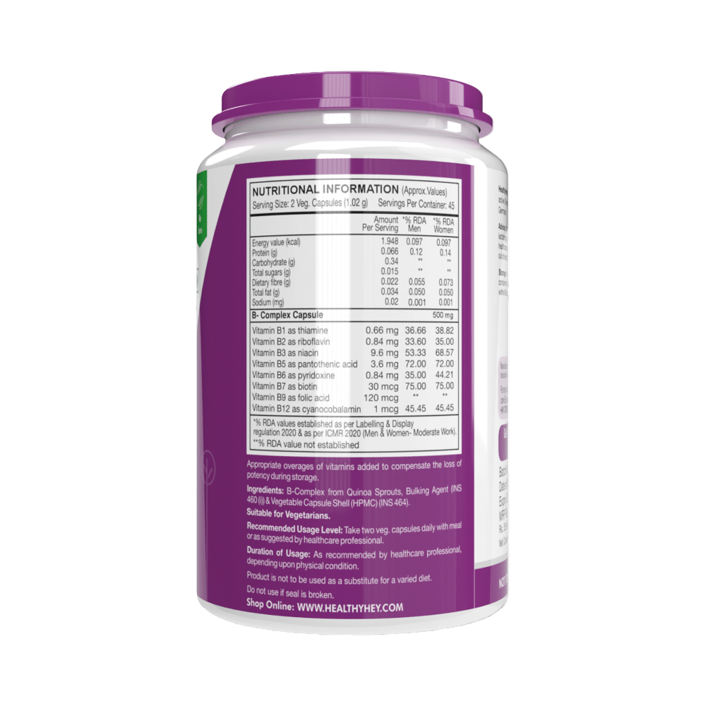 HealthyHey B-Complex Vegetable Capsule - Image 2