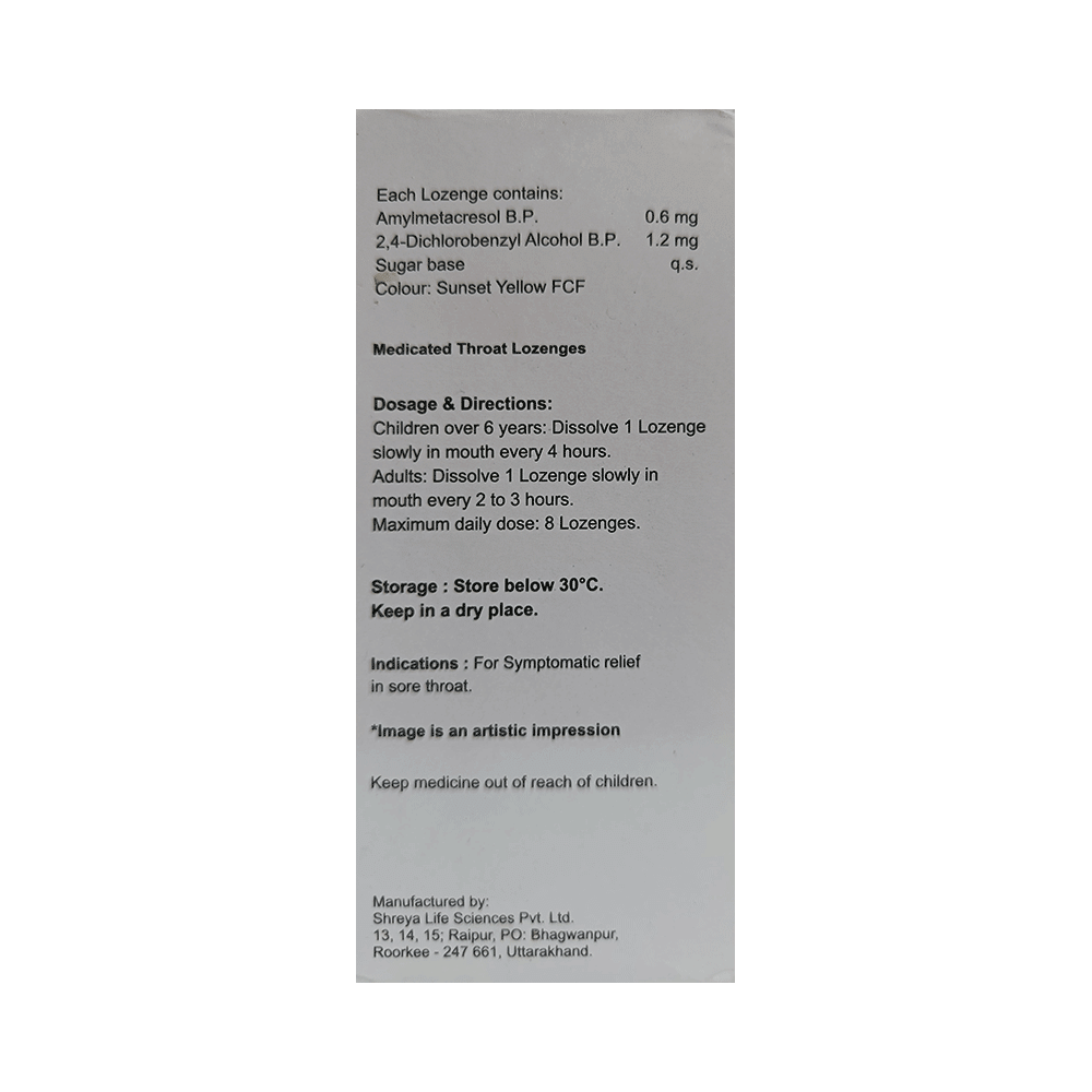 Healing Pharma Healtuss  Orange Lozenges - Image 2