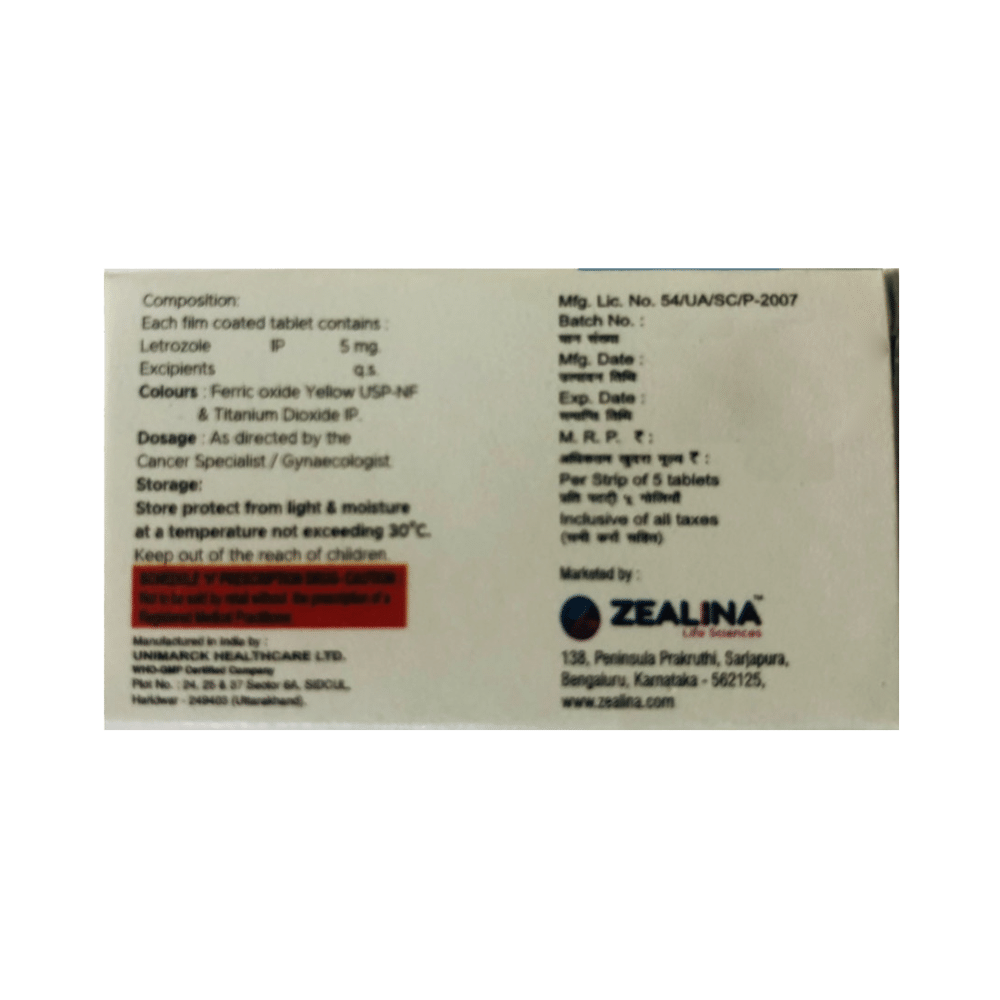 Letzol 5 Tablet - Image 2