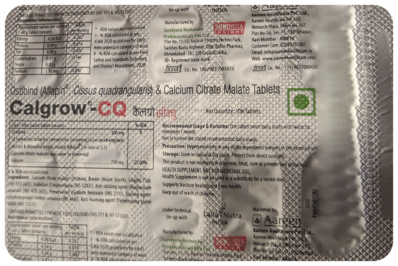 Calgrow-CQ Tablet - Image 3