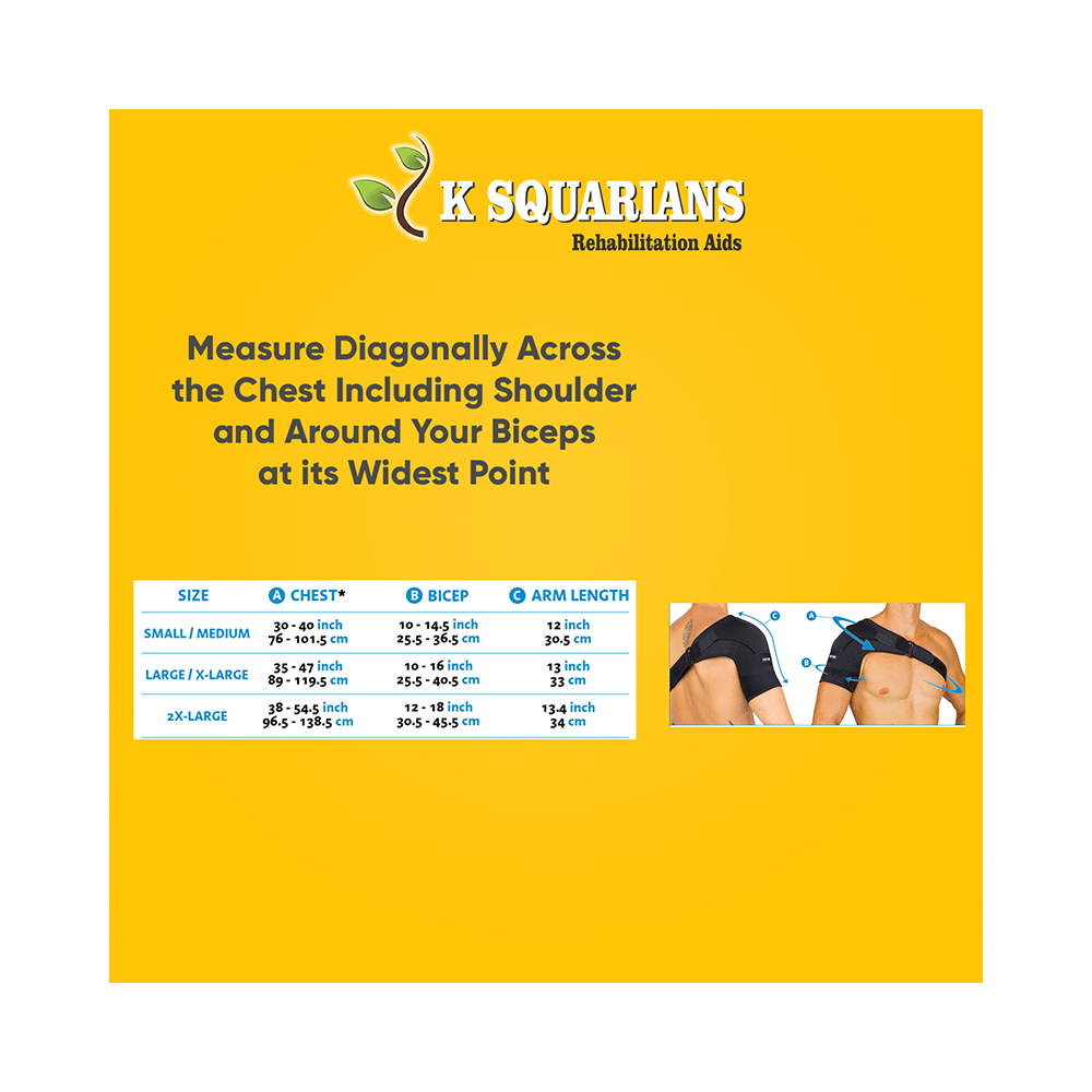 K Squarians Shoulder Support Neoprene Small - Image 16