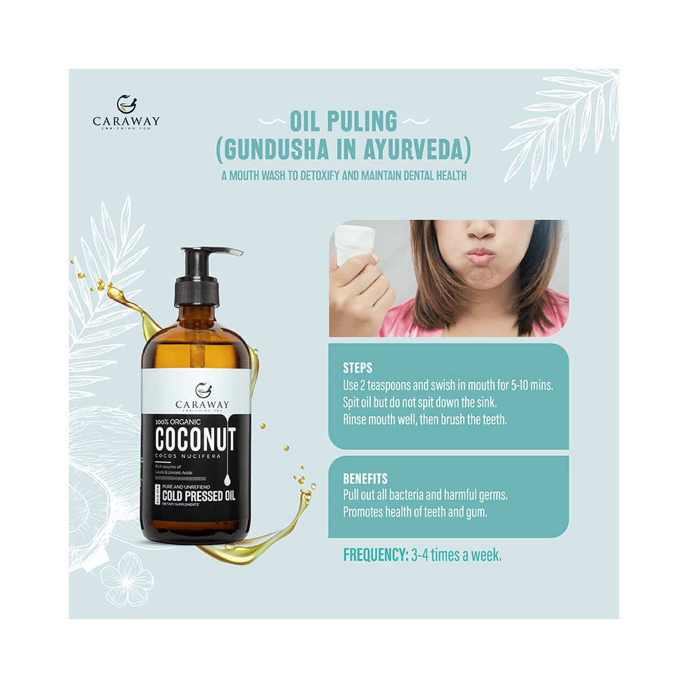 Caraway 100% Organic Coconut Cold Pressed Oil - Image 4