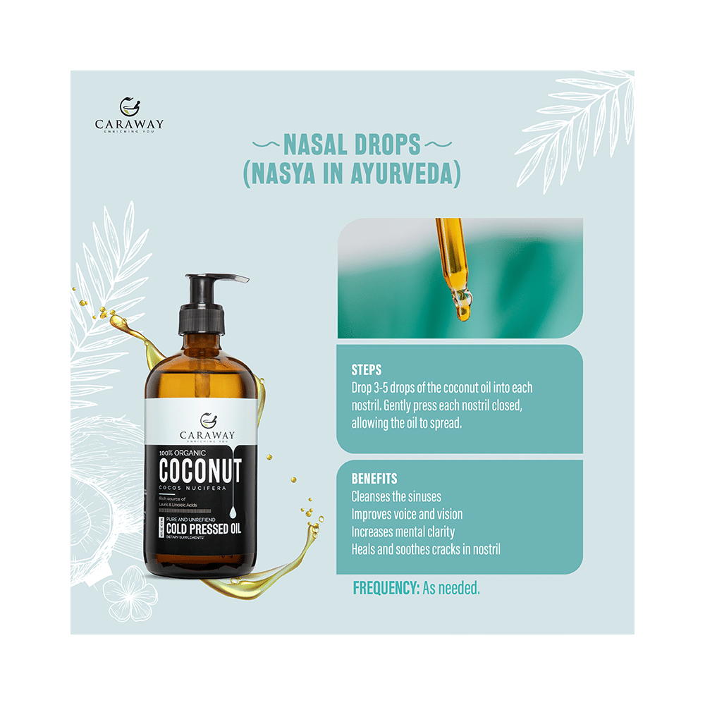 Caraway 100% Organic Coconut Cold Pressed Oil - Image 5