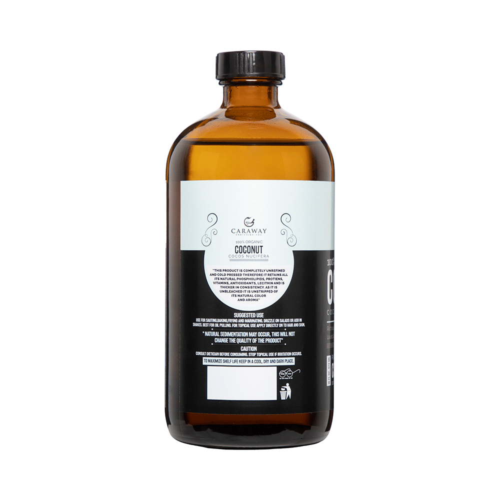 Caraway 100% Organic Coconut Cold Pressed Oil - Image 2