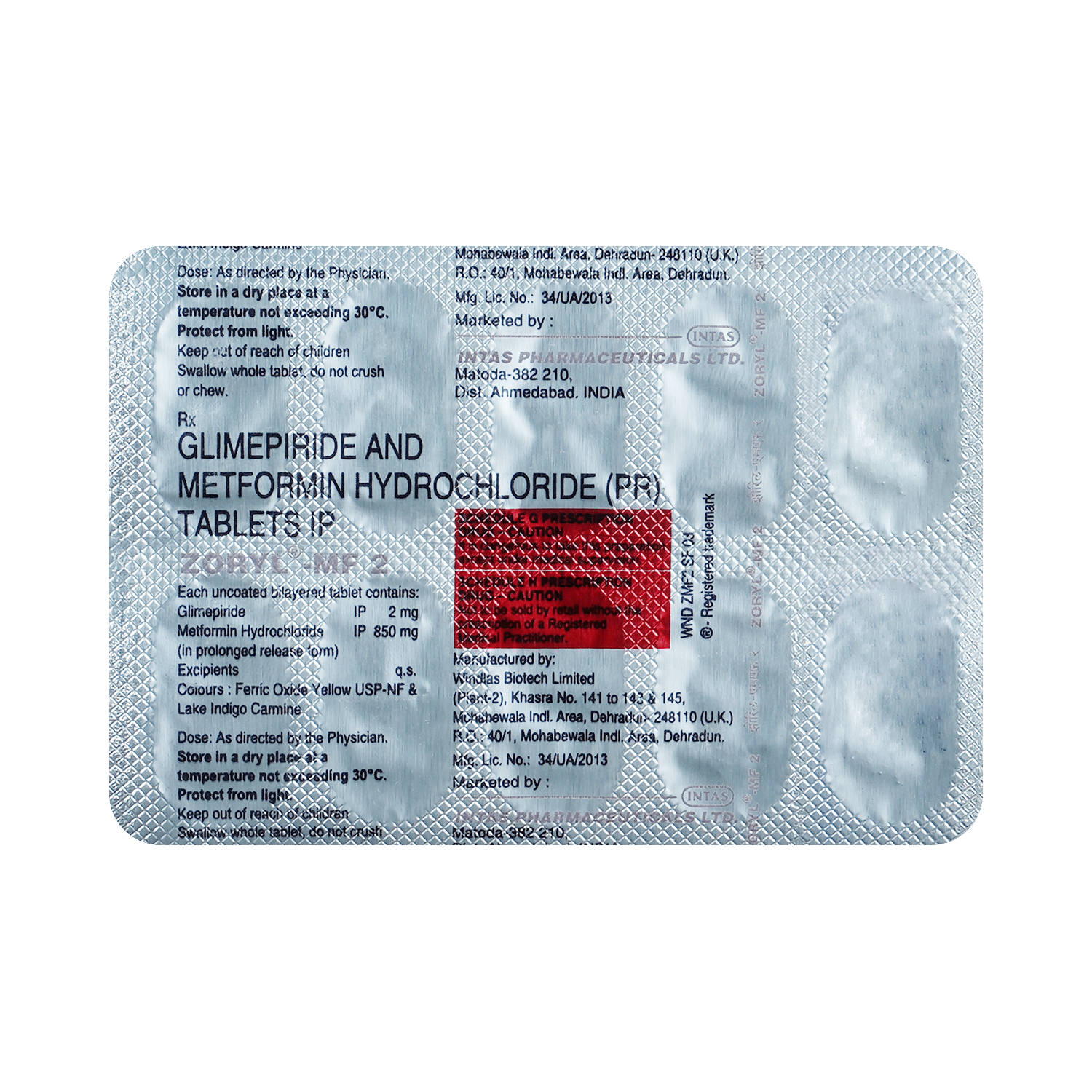 Zoryl-MF 2 Tablet PR - Image 6