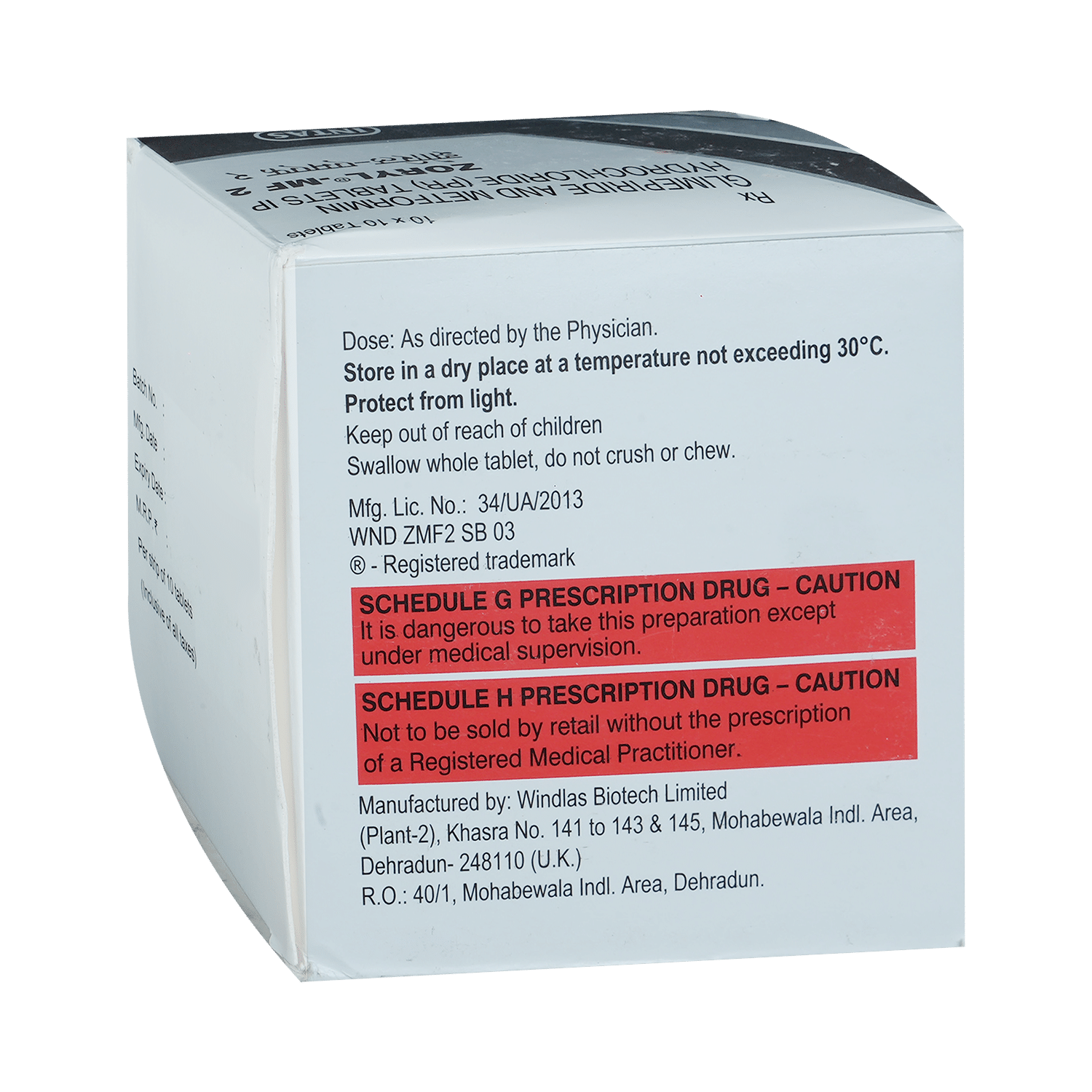 Zoryl-MF 2 Tablet PR - Image 4