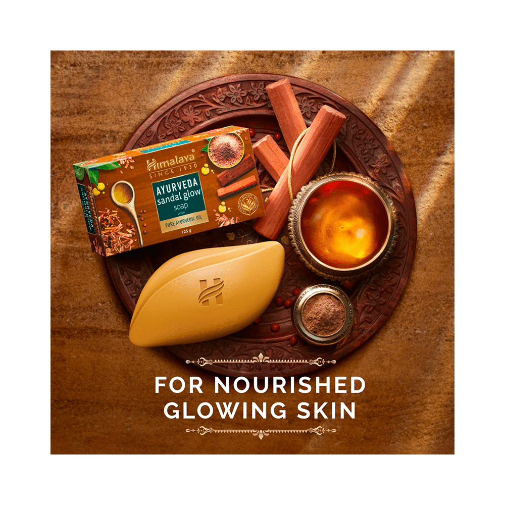 Himalaya Ayurveda Sandal Glow Soap - Image 3