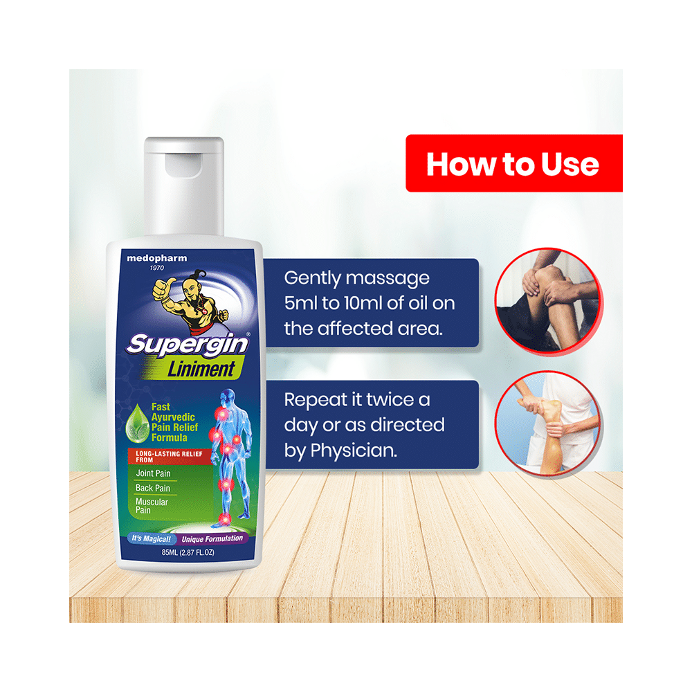 Medopharm Wellness Supergin Liniment Oil for Joint, Muscle, Back, Shoulder and Arthritis Pain - Image 7