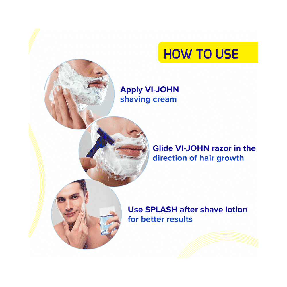 Vi-John Shaving Cream with Tea Tree Oil and Bacti Guard Tropical Lime - Image 6