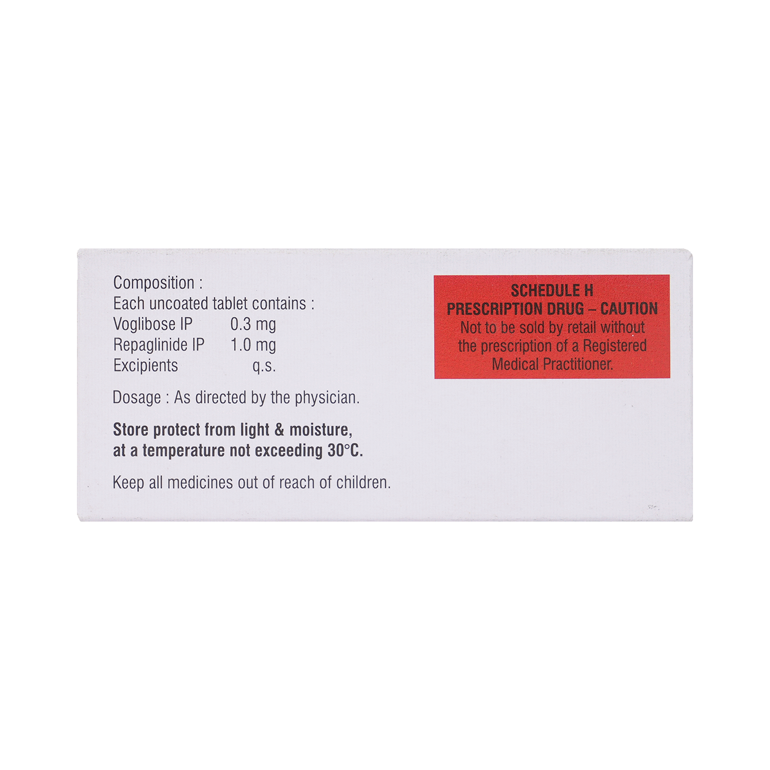 Voglimac R HD 1mg/0.3mg Tablet - Image 4