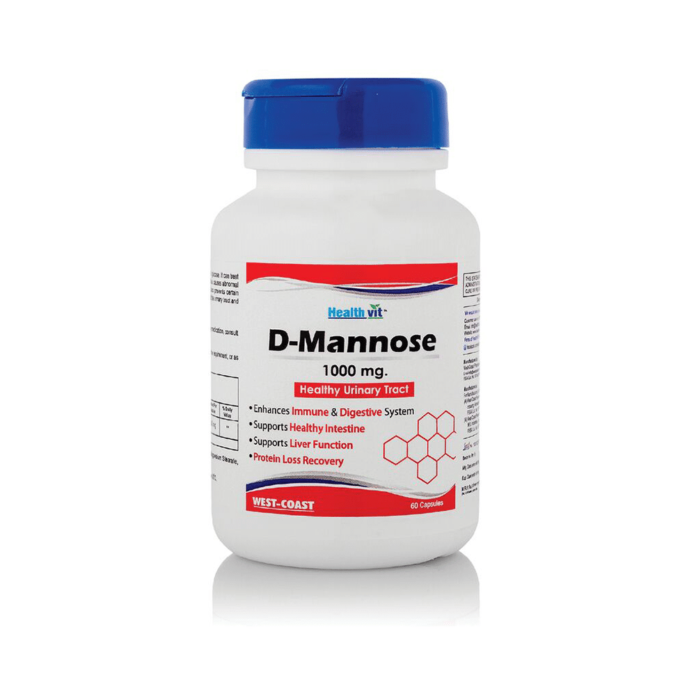 HealthVit D-Mannose 1000mg Capsule