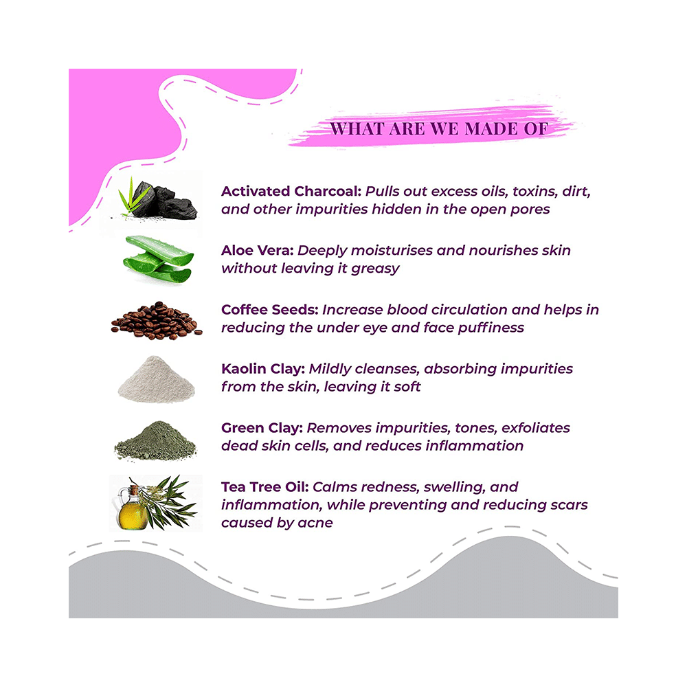 Super Smelly Zero Toxin Go Glow Activated Charcoal Face Pack - Image 3