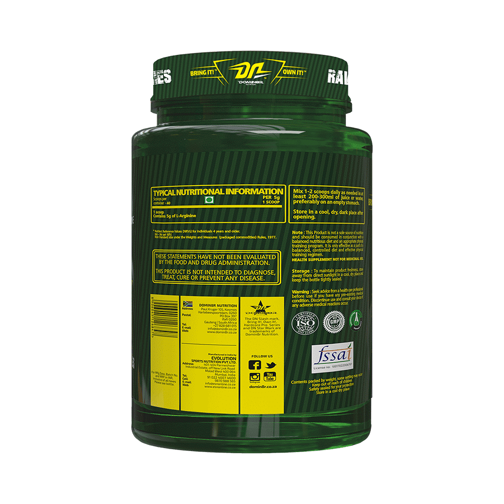 DOMIN8R Raw Arginine - Image 2