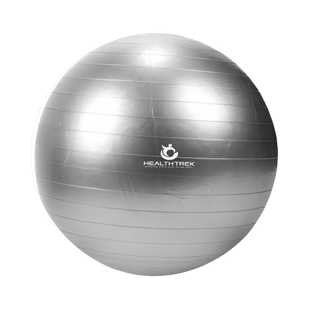 Healthtrek Anti Burst Gym/Yoga/Exercise/Swiss Ball 55cm Grey - Image 1