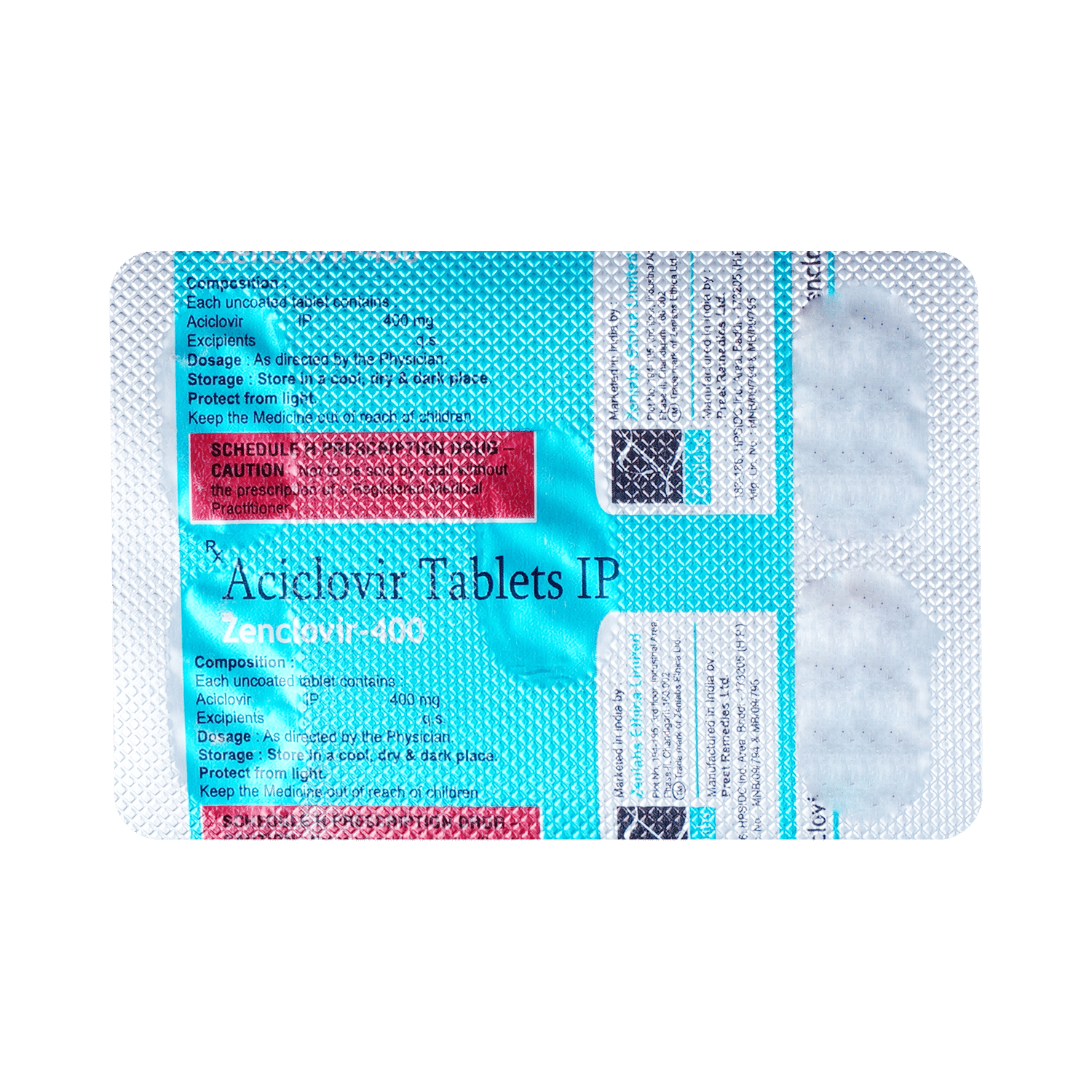 Zenclovir 400mg Tablet - Image 5