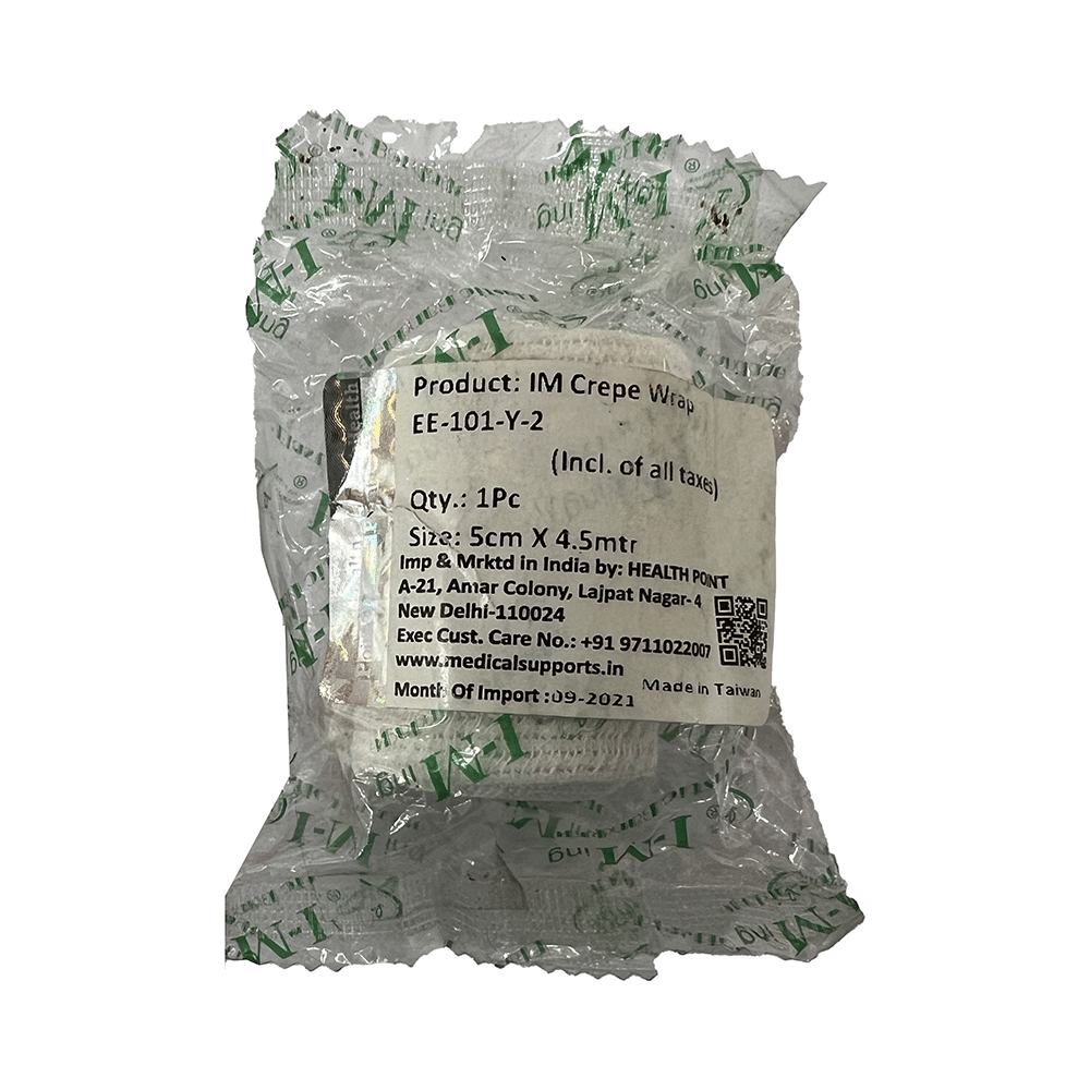 Health Point Crepe Wrap EE 101-Y 5cm x 4.5m