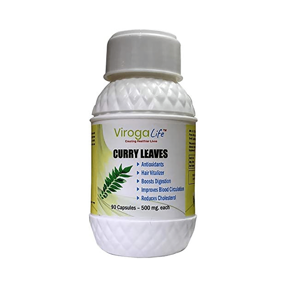 Viroga Life Curry Leaves 500mg Capsule - Image 1