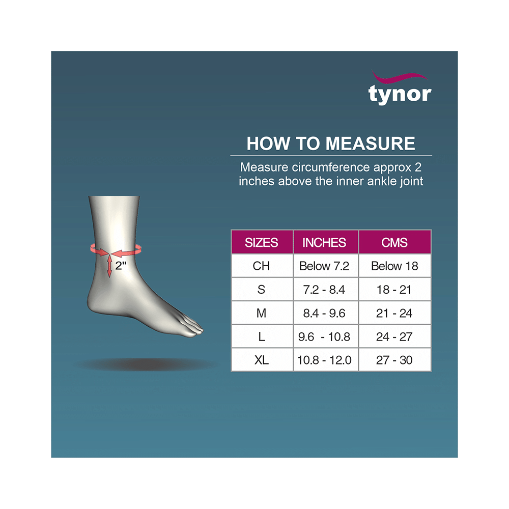 Tynor D 02 Ankle Brace Child Black - Image 4