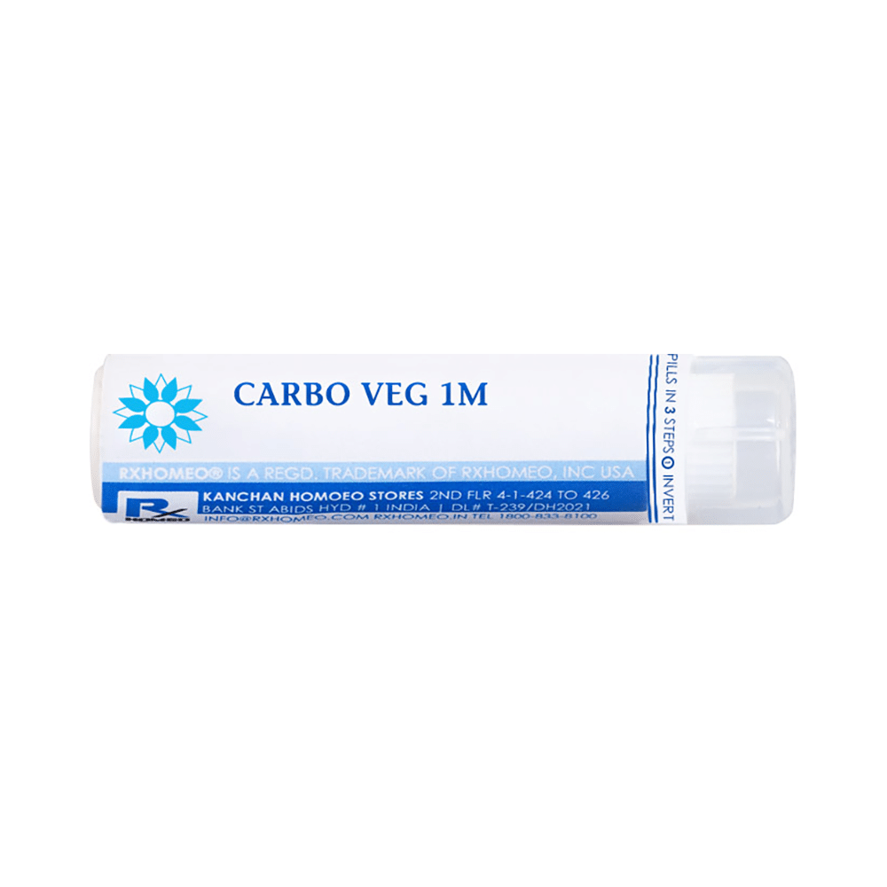 Rxhomeo Carbo Vegetabilis 1M Pellets - Image 1