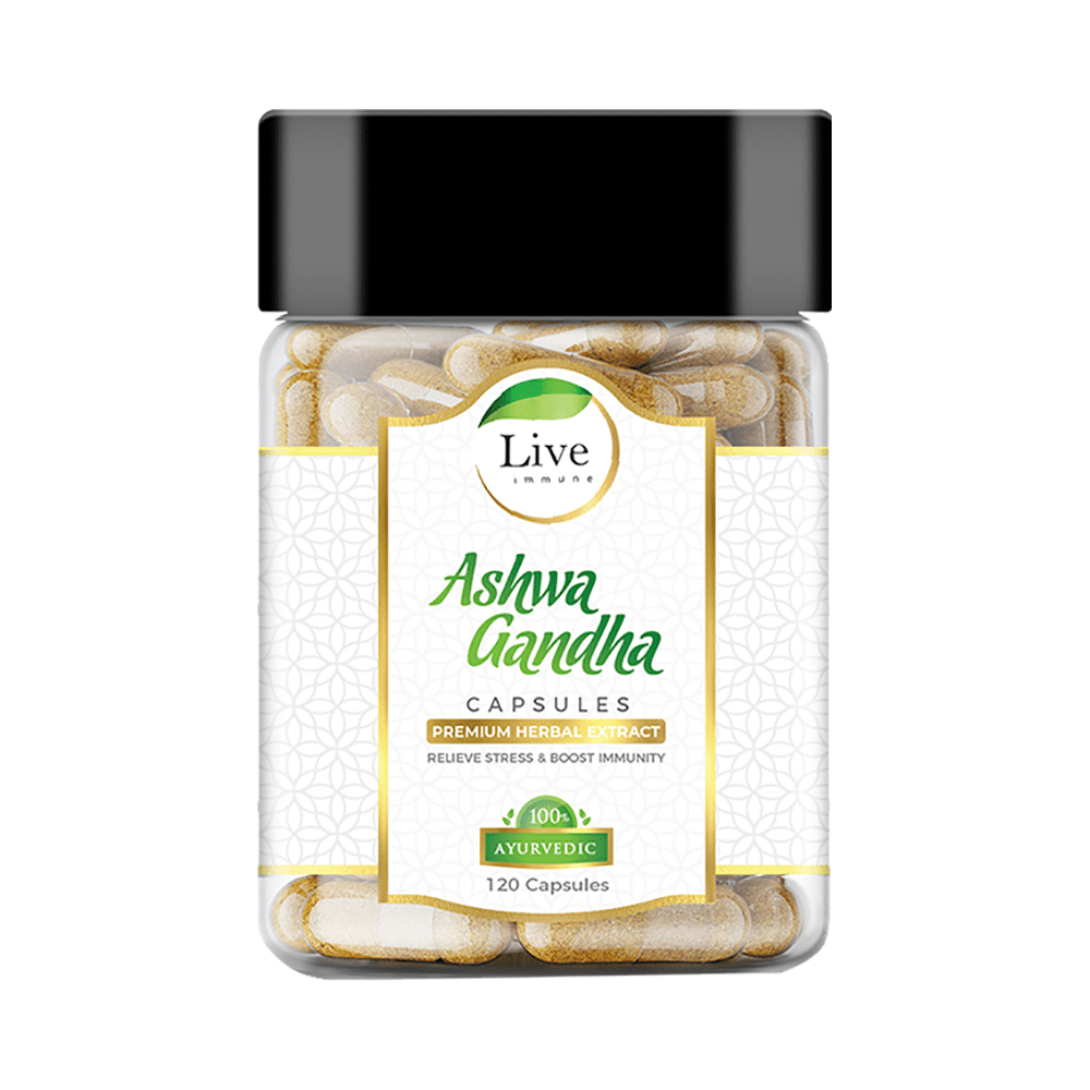 Live Immune Ashwa Gandha Capsule - Image 1