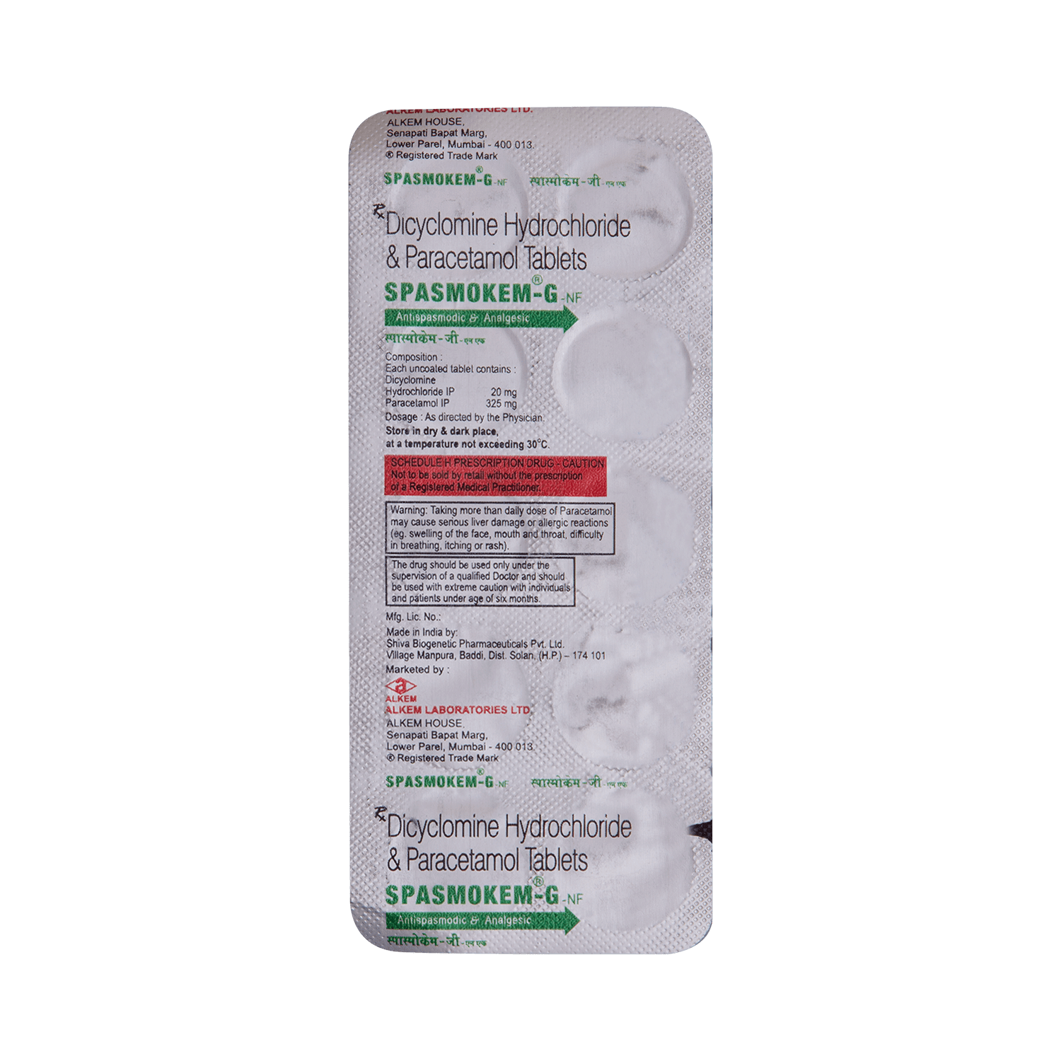 Spasmokem-NF Tablet - Image 3