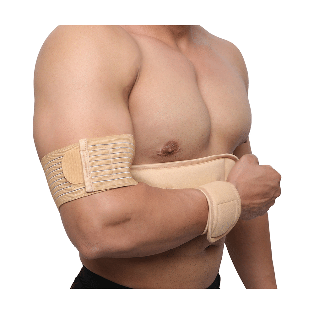 HealthAndYoga GuardNHeal Shoulder and Arm Immobilizer Brace Beige 40-44 inches - Image 6