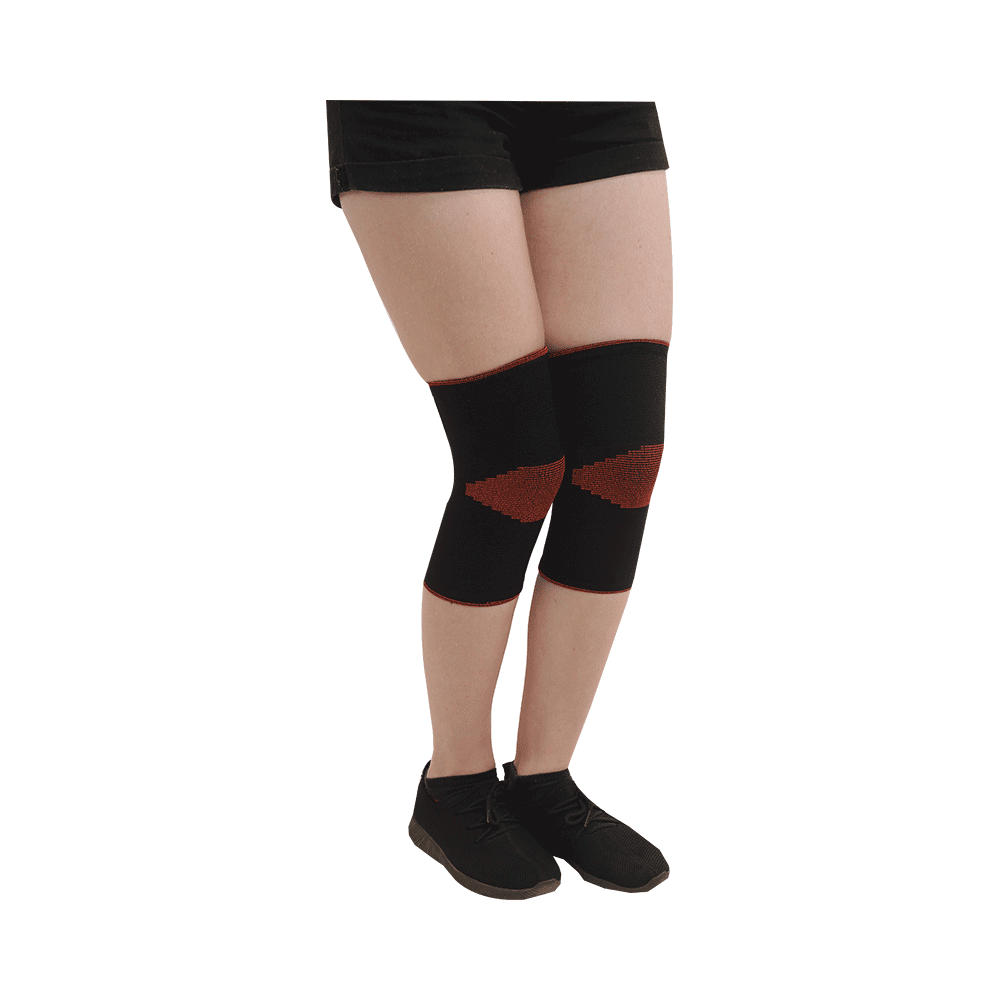 ADBZ Knee Cap Classic Stretchable and Comfortable, Knee Support For Knee Pain For Men and Women Black XL - Image 2